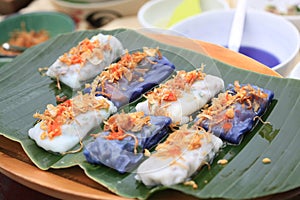 Thai Steamed Pork Dumplings (Kow Griep Pag Mor) photo