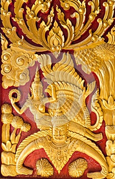 Thai stye carving texture