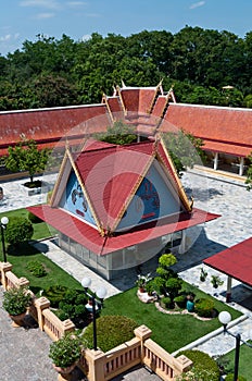 Thai style Buddhist temple