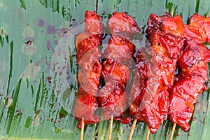 Thai style chicken babeque