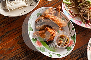 Thai style Fried Chicken wing