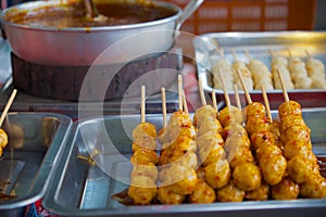Thai style meat ball