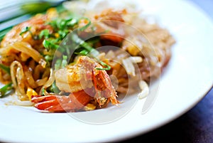 Thai style noodle , Pad thai