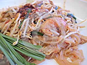 Thai style noodles Pad thai