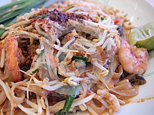 Thai style noodles Pad thai