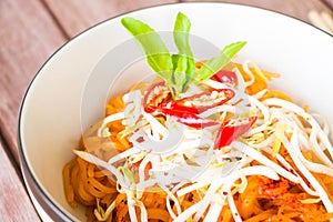 Thai style noodles, Pad-Thai