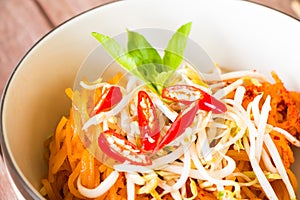 Thai style noodles, Pad-Thai