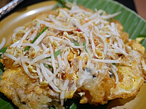 Thai style oyster omelette Hoy tod