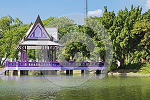 Thai style pavilion in the park