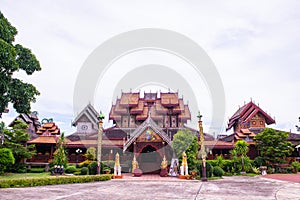 Thai style pavilion in Phra Nang Din temple