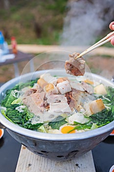 Thai style pork barbecue