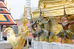 Thai Style Sculpture at Grand Palace