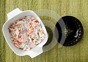 Thai style seafood salad