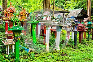 Thai style spirit house