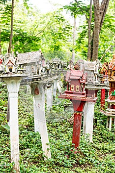 Thai style spirit house