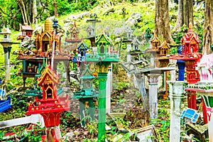 Thai style spirit house