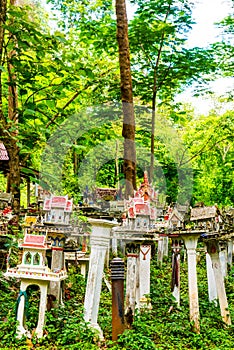 Thai style spirit house