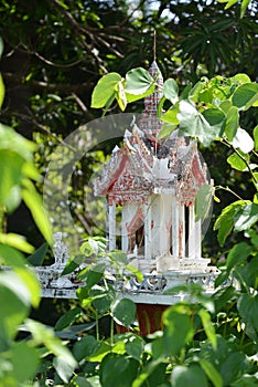 Thai style spirit house, Thailand