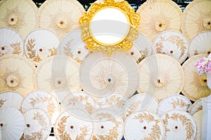 Thai style umbella decorate wedding