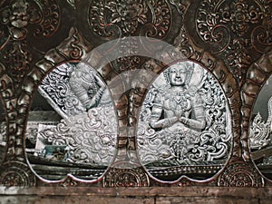 Thai style wall sculpture