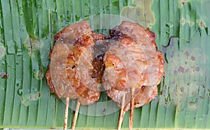 Thai styled pork babeque