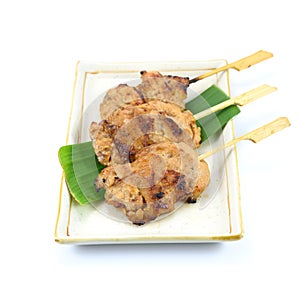 Thai styled pork babeque