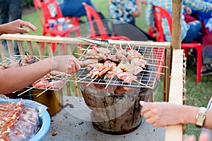Thai styled pork babeque