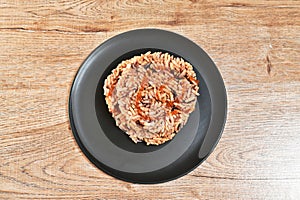 Thai sweet dessert crispy rice cracker with sugar cane baking watermelon juice dressing caramel on plate