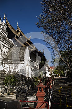 Thai temple in chiangmai, Thailand