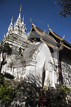 Thai temple in chiangmai, Thailand