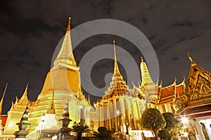 Thai temple in Grand Palace, Bangkok, Thailand