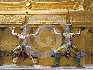 Thai temple guardians