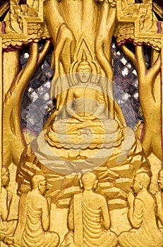 Thai temple murals.