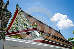 Thai temple roof