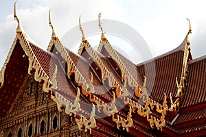 Thai temple roofs