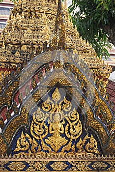 Thai temple.Temple arch, wat Suthasan Thep Wararam temple.
