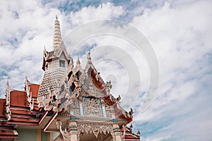 Thai temple Temple in Samut Songkhram Thailand