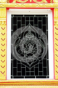 Thai temple window 2