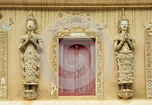 Thai temple window