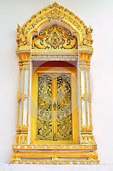 Thai temple windows