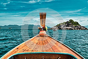 Thai traditional Long tail boat