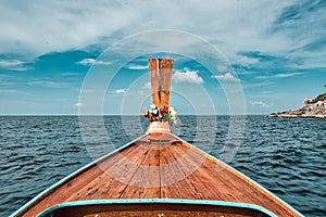 Thai traditional Long tail boat