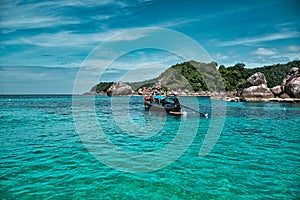 Thai traditional Long tail boat