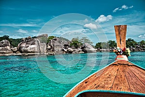 Thai traditional Long tail boat