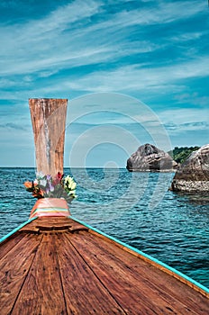 Thai traditional Long tail boat