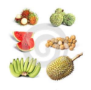 Thai tropical fruits for healthy