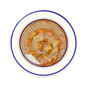 Thai vegetables on plate