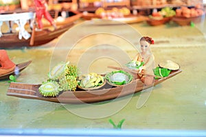 Thai vender earthenware sculpture photo