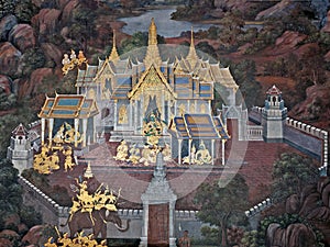 Thai Wall Painting