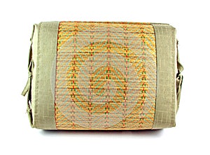 Thai weave pillow on white